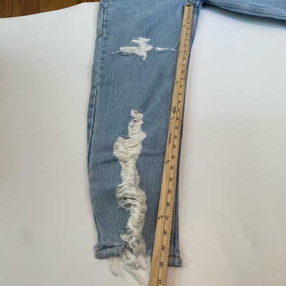Carmar Size 29 Rhea Jeans Destroyed Distressed Light Wash - Picture 7 of 7